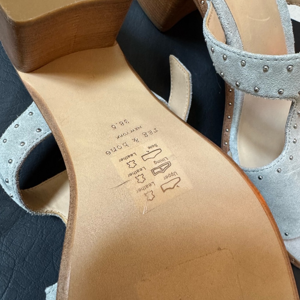 Rag & Bone Matteo suede sandals - Picture 9 of 11